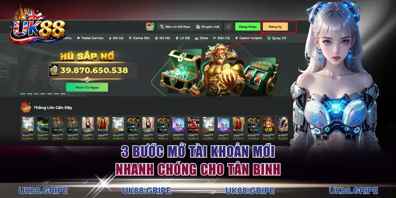 3 bước mở tài khoản mới nhanh chóng cho tân binh