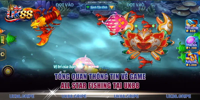 Tổng quan thông tin về tựa game All Star Fishing tại UK88